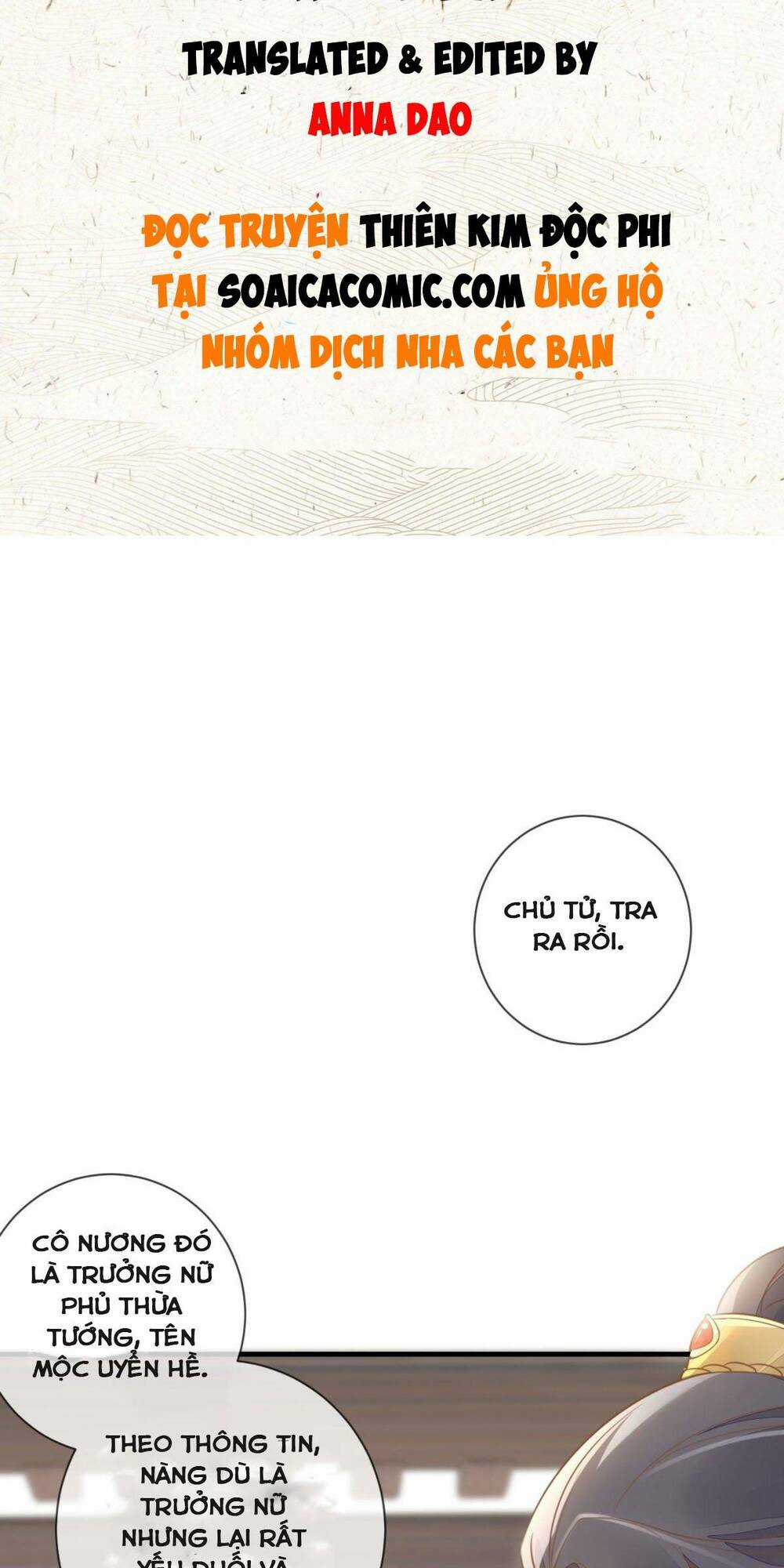 Thiên Kim Độc Phi Trọng Sinh Chapter 6 trang 0