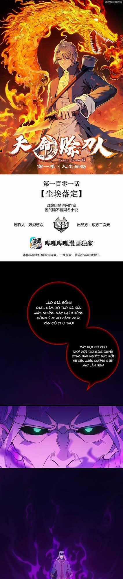Thiên Mệnh Xa Đao Nhân Chapter 101 trang 1
