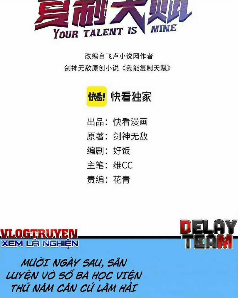 Thiên Phú Của Ngươi, Giờ Là Của Ta Chapter 2 trang 2