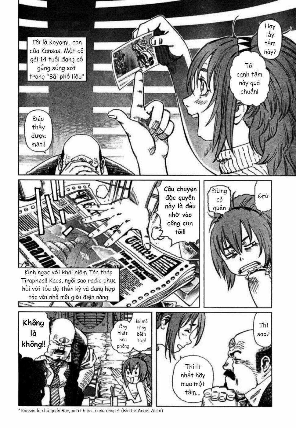 Thiên Thần Chiến Tranh Alita Ngoại Truyện Chapter 1 trang 4