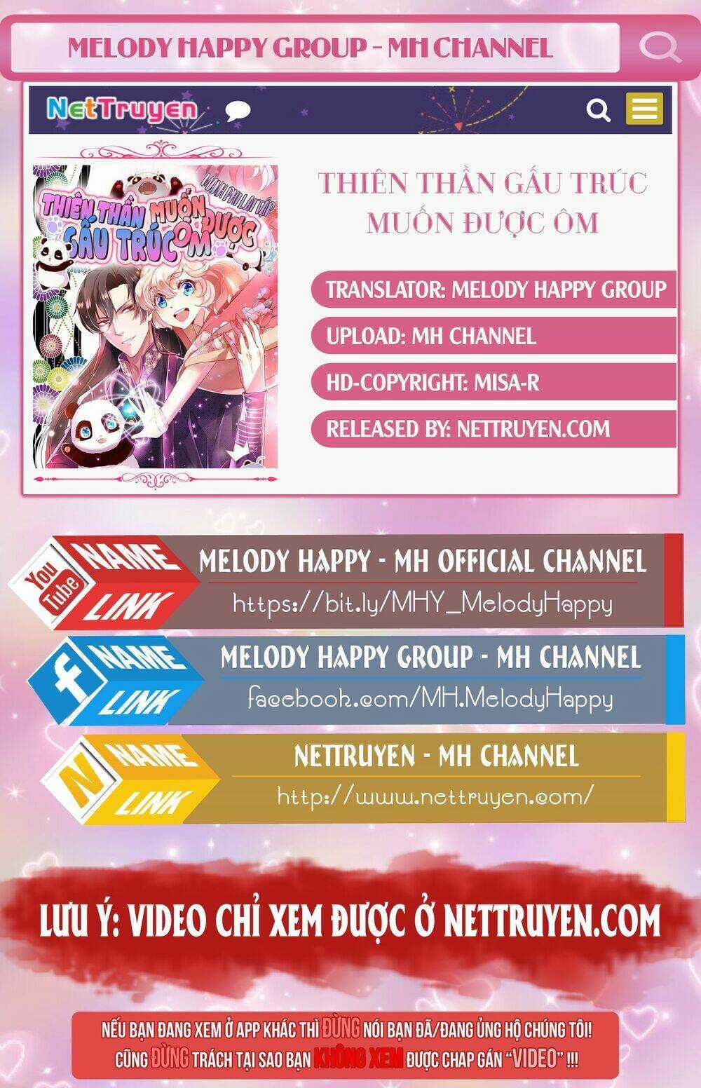 Thiên Thần Gấu Trúc Muốn Được Ôm Chapter 27 trang 20