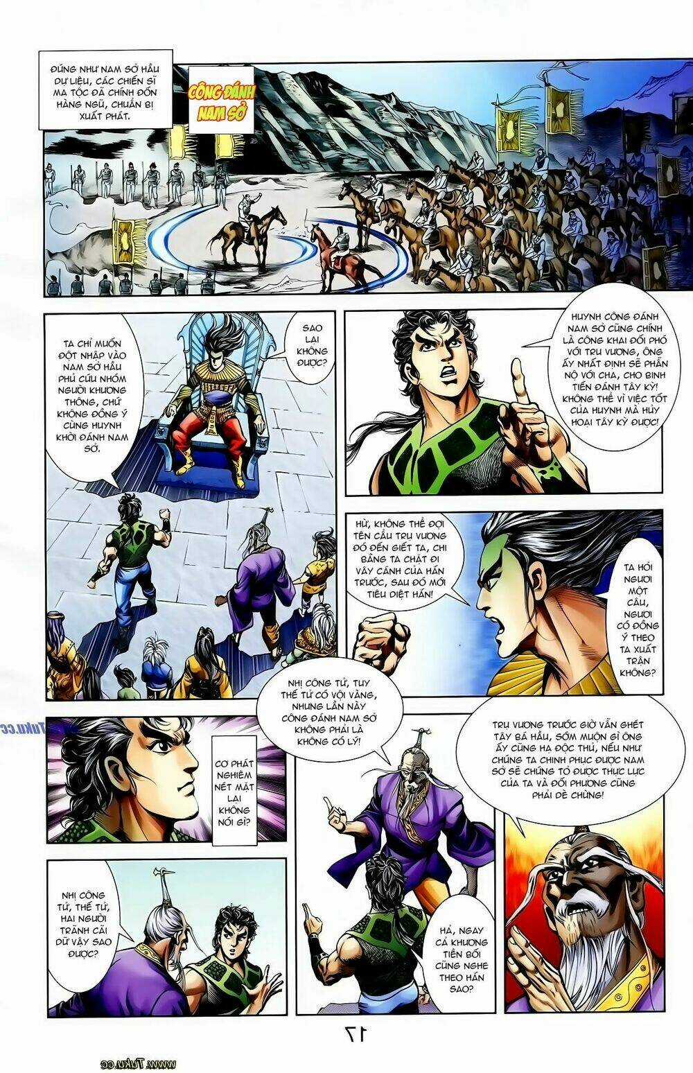 Thiên Tử Truyền Kỳ 1 - Cơ Phát Khai Chu Bản Chapter 122 trang 17