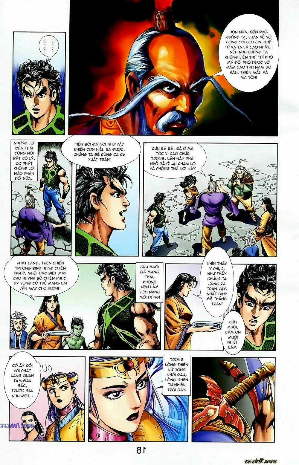 Thiên Tử Truyền Kỳ 1 - Cơ Phát Khai Chu Bản Chapter 122 trang 18