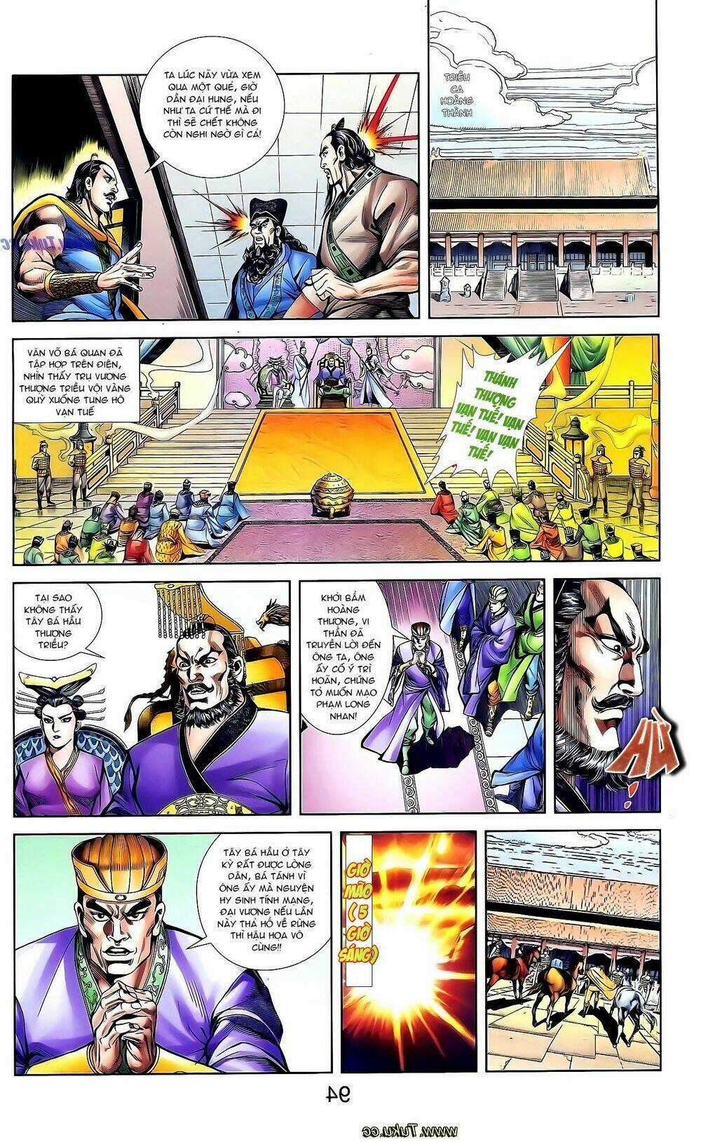 Thiên Tử Truyền Kỳ 1 - Cơ Phát Khai Chu Bản Chapter 132 trang 8