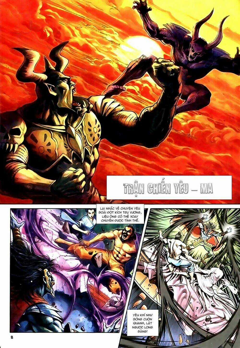 Thiên Tử Truyền Kỳ 1 - Cơ Phát Khai Chu Bản Chapter 136 trang 8