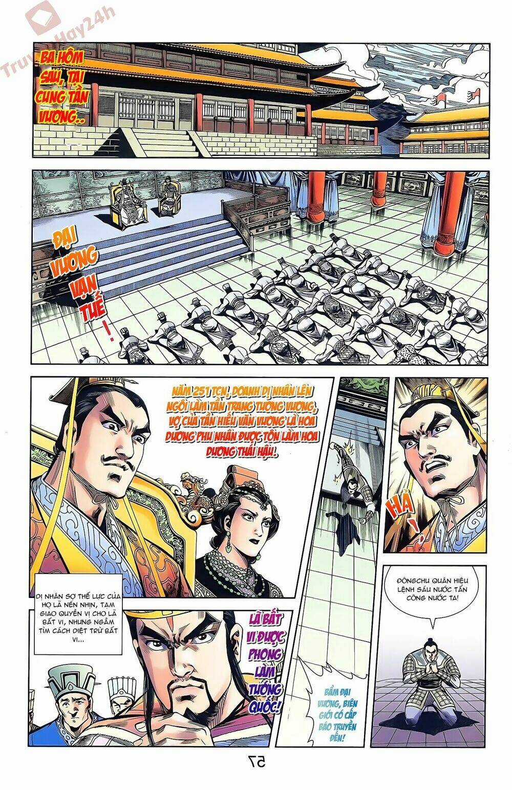 Thiên Tử Truyền Kỳ 2 - Tần Vương Doanh Chính Chapter 44 trang 8