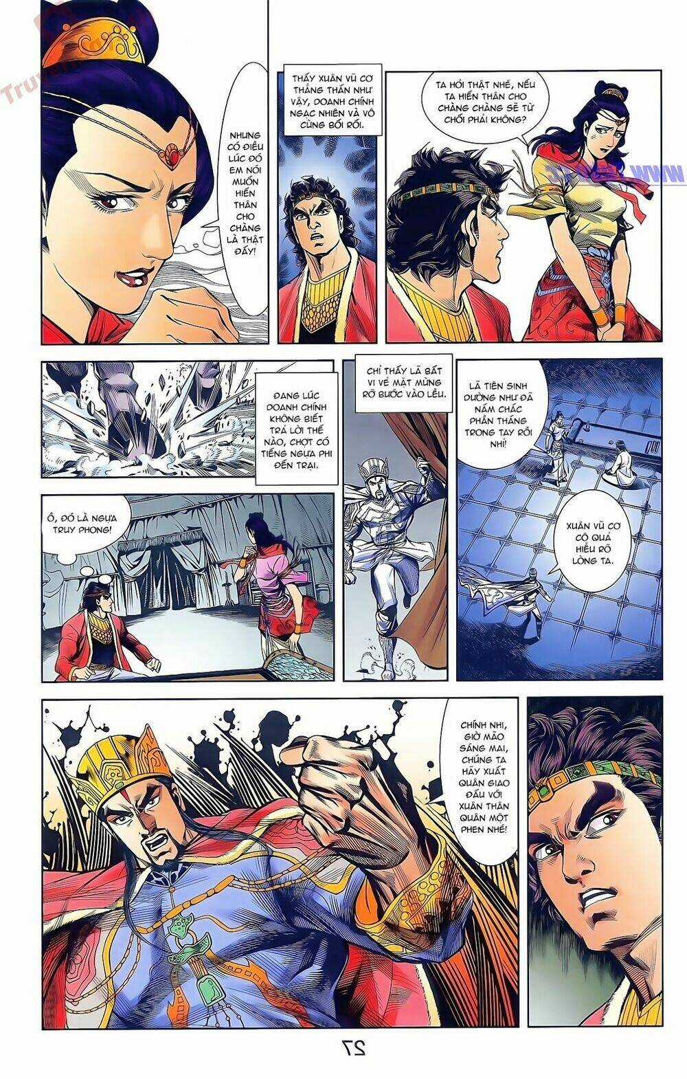 Thiên Tử Truyền Kỳ 2 - Tần Vương Doanh Chính Chapter 48 trang 12