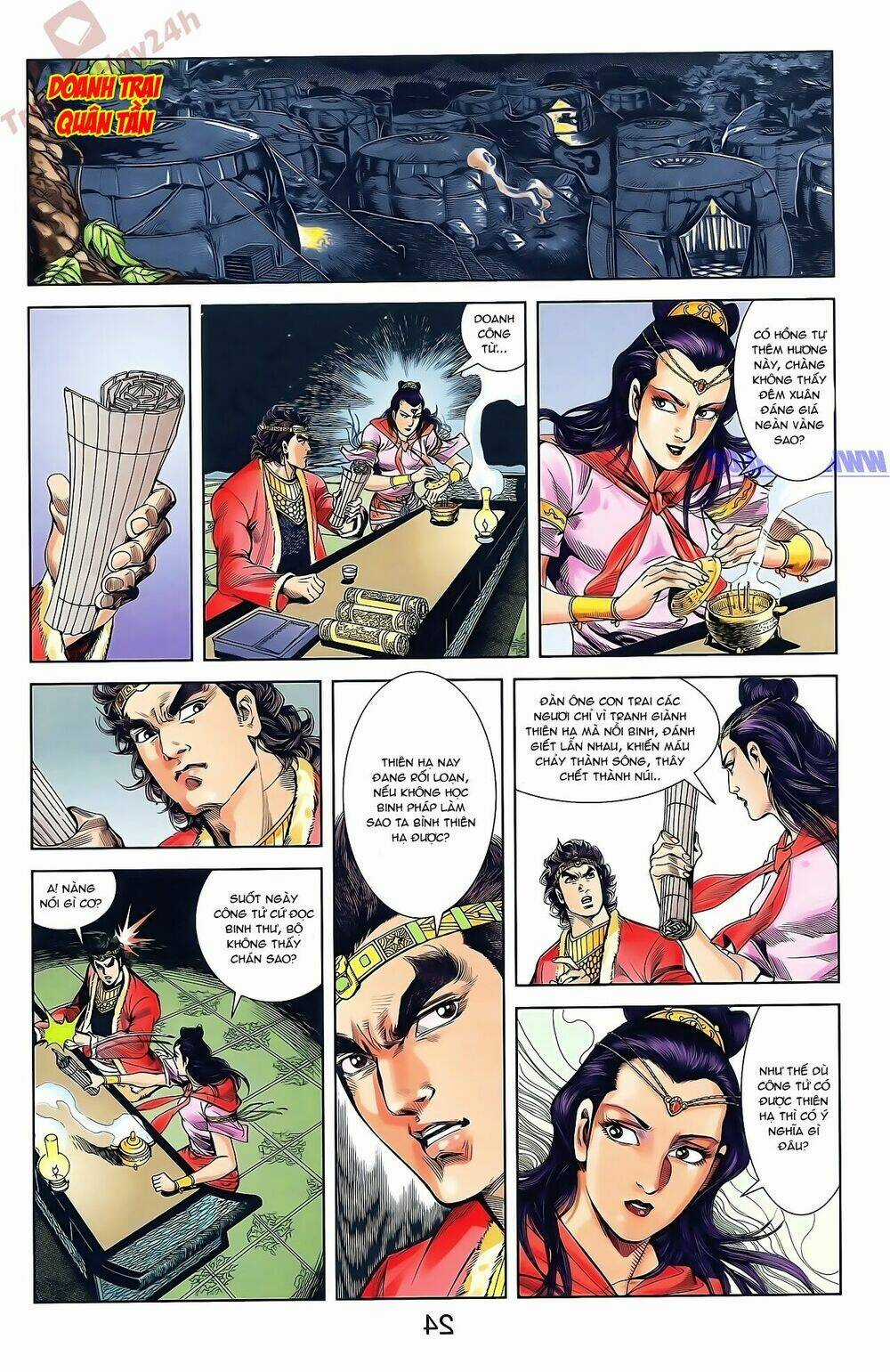 Thiên Tử Truyền Kỳ 2 - Tần Vương Doanh Chính Chapter 48 trang 9