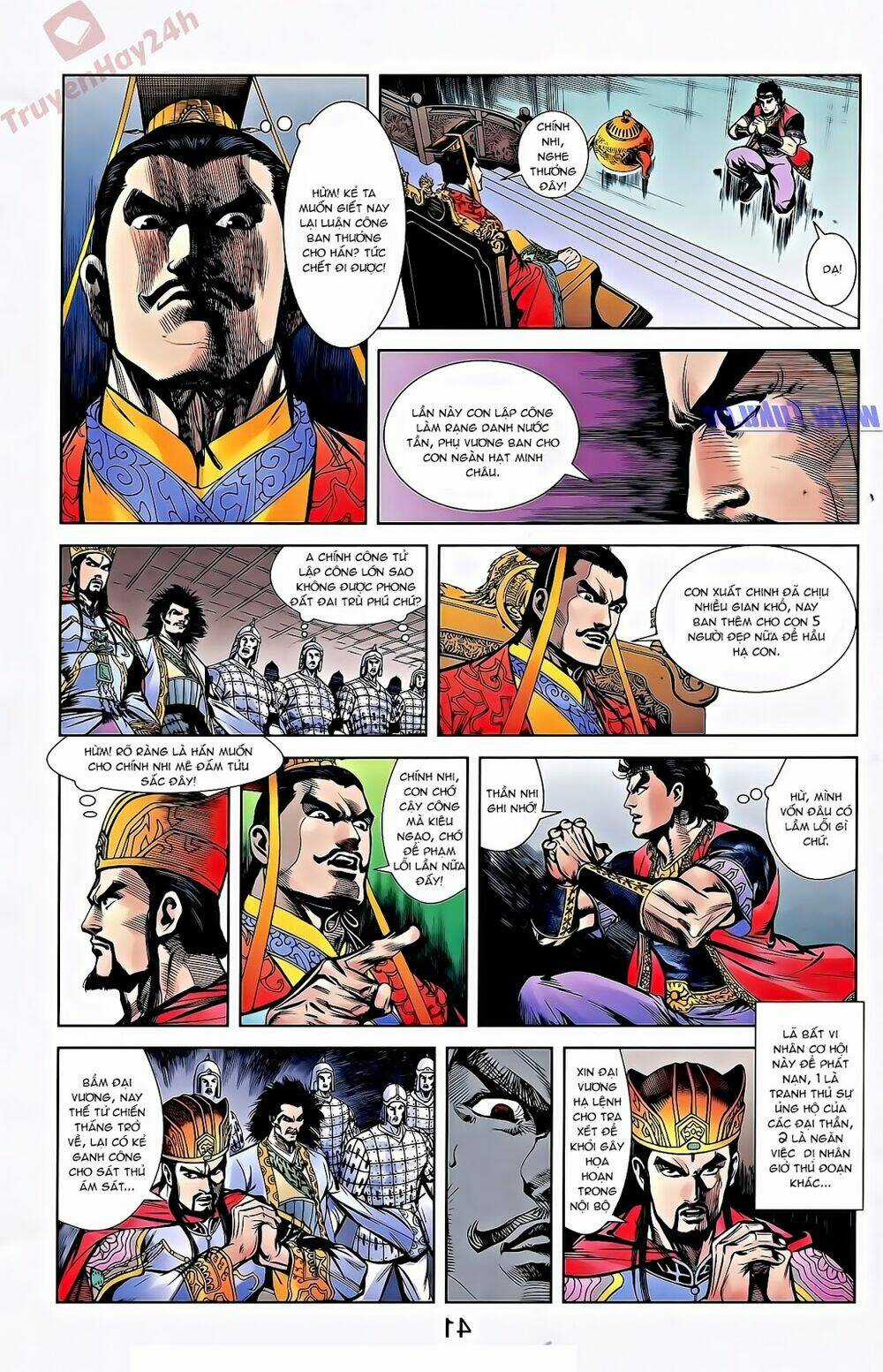 Thiên Tử Truyền Kỳ 2 - Tần Vương Doanh Chính Chapter 56 trang 14