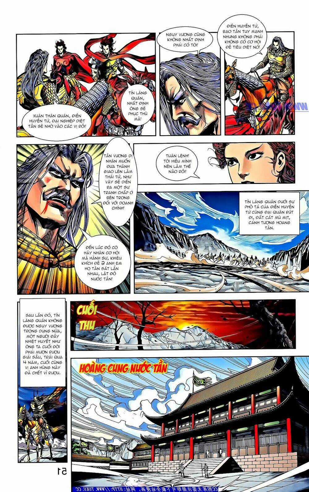 Thiên Tử Truyền Kỳ 2 - Tần Vương Doanh Chính Chapter 59 trang 13