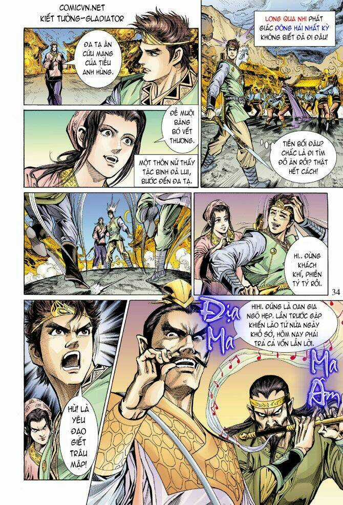 Thiên Tử Truyền Kỳ 5 - Như Lai Thần Chưởng Chapter 12 trang 34