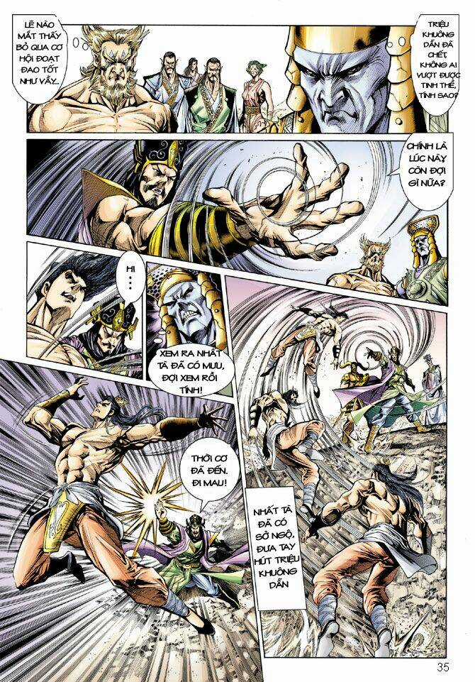 Thiên Tử Truyền Kỳ 5 - Như Lai Thần Chưởng Chapter 24 trang 34