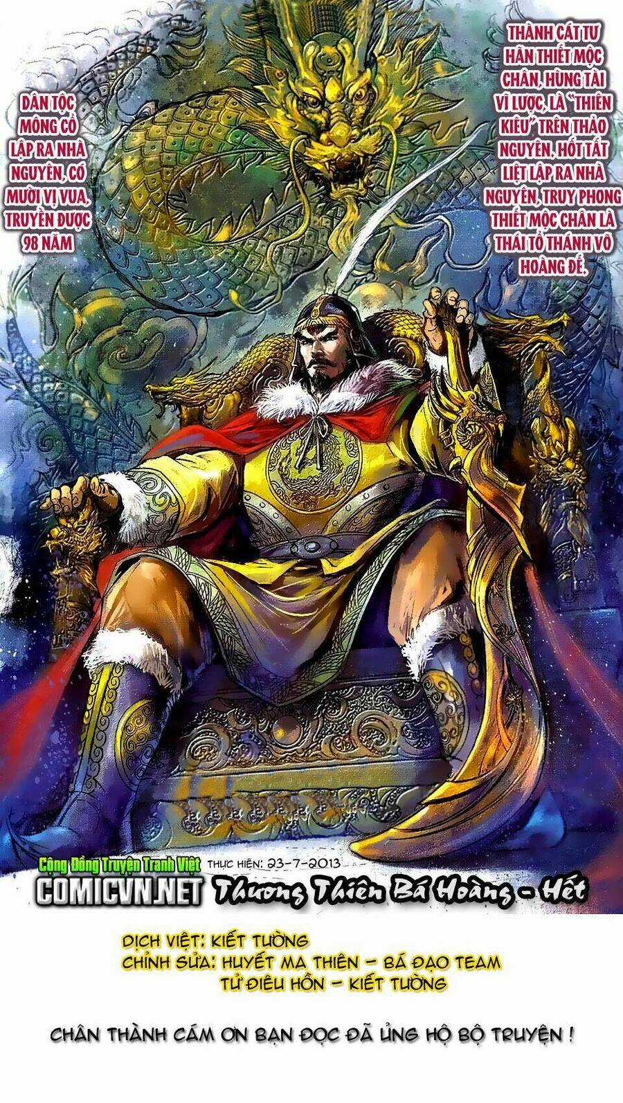 Thiên Tử Truyền Kỳ 8 - Thương Thiên Bá Hoàng Chapter 70 trang 28