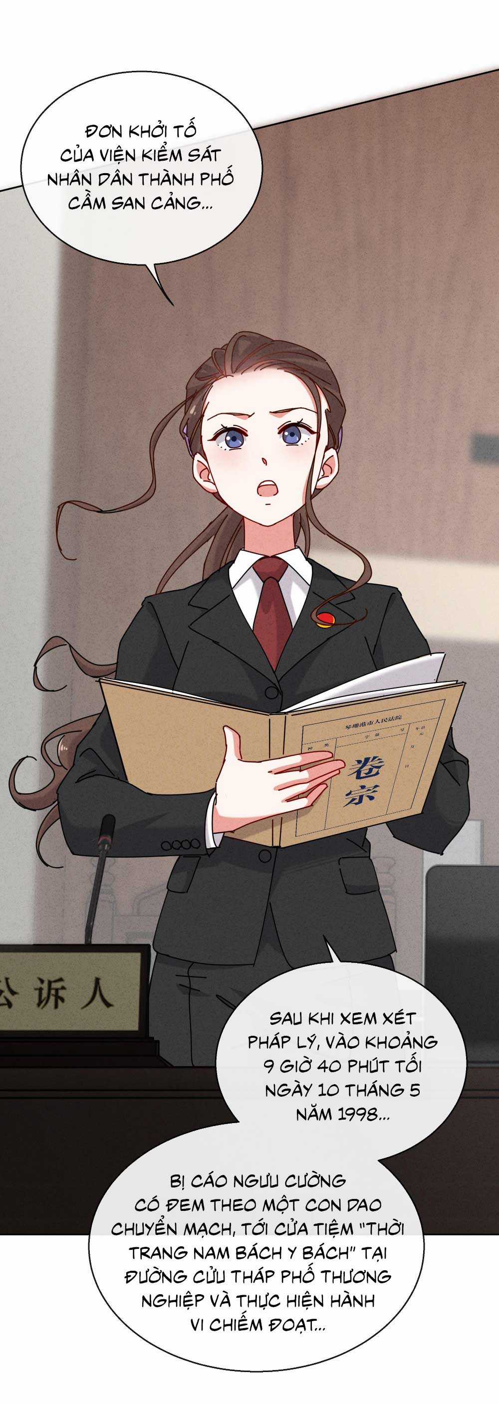 Thiếu nữ xinh đẹp ảo tưởng mình bị sát hại Chapter 4 trang 38