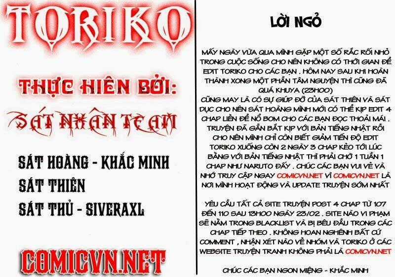 Thợ Săn Ẩm Thực Chapter 107 trang 0