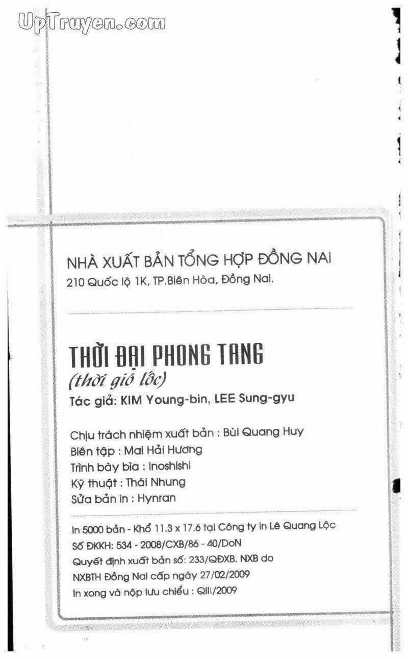 Thời Gió Lốc (Thời Đại Phong Tang) Chapter 9 trang 188
