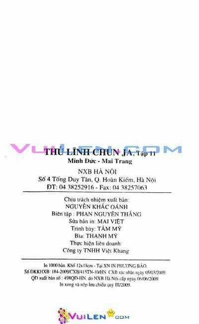 Thủ Lĩnh Chunja Chapter 11 trang 143