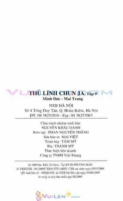 Thủ Lĩnh Chunja Chapter 9 trang 143