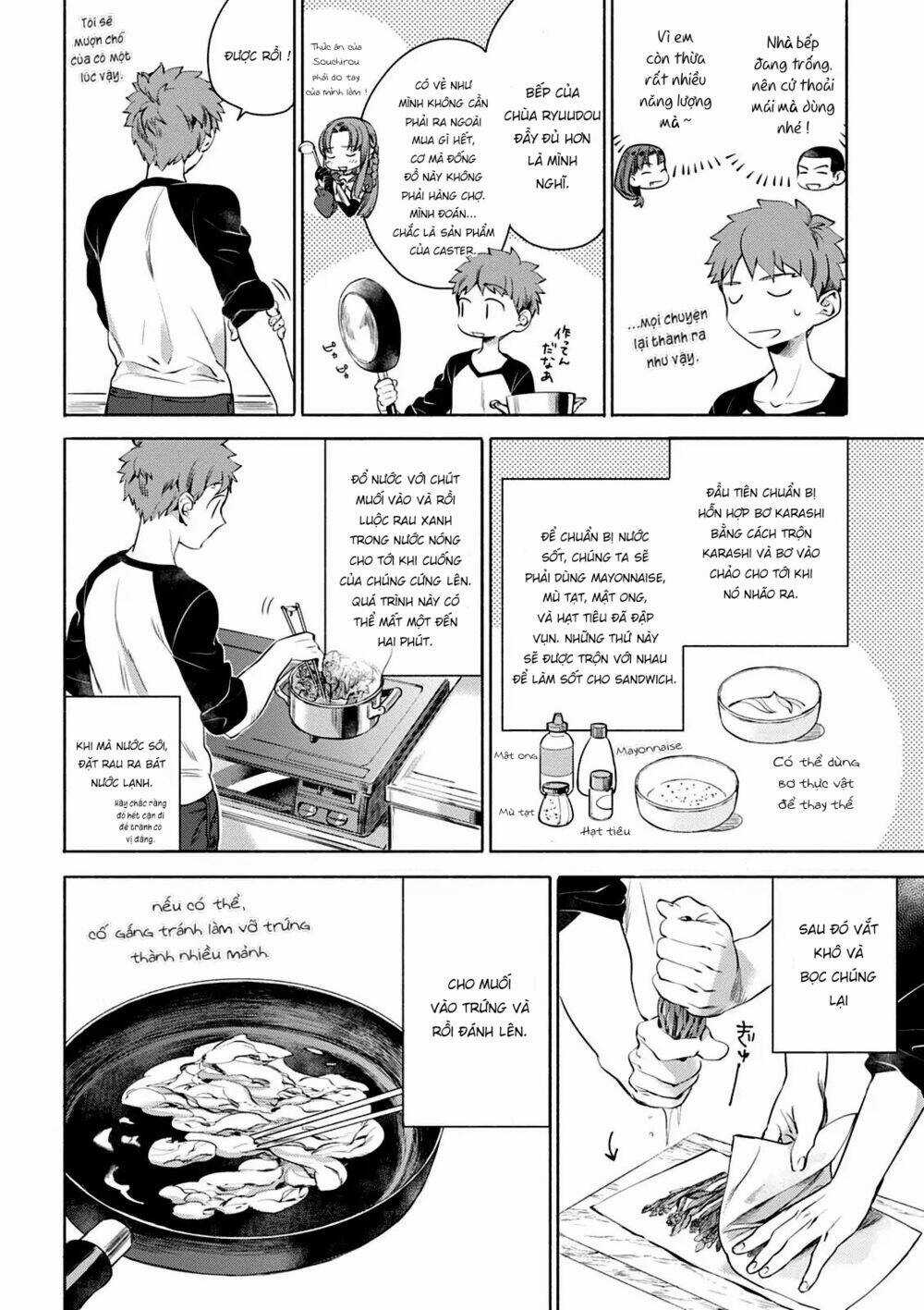 Thực Đơn Hôm Nay Cho Gia Đình Emiya Chapter 4 trang 4