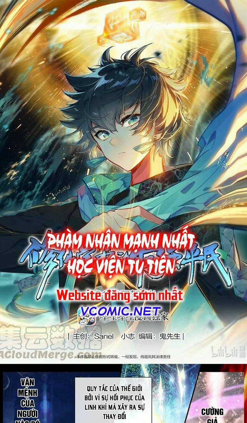 THƯỜNG DÂN MẠNH NHẤT HỌC VIỆN TU TIÊN Chapter 1 trang 0