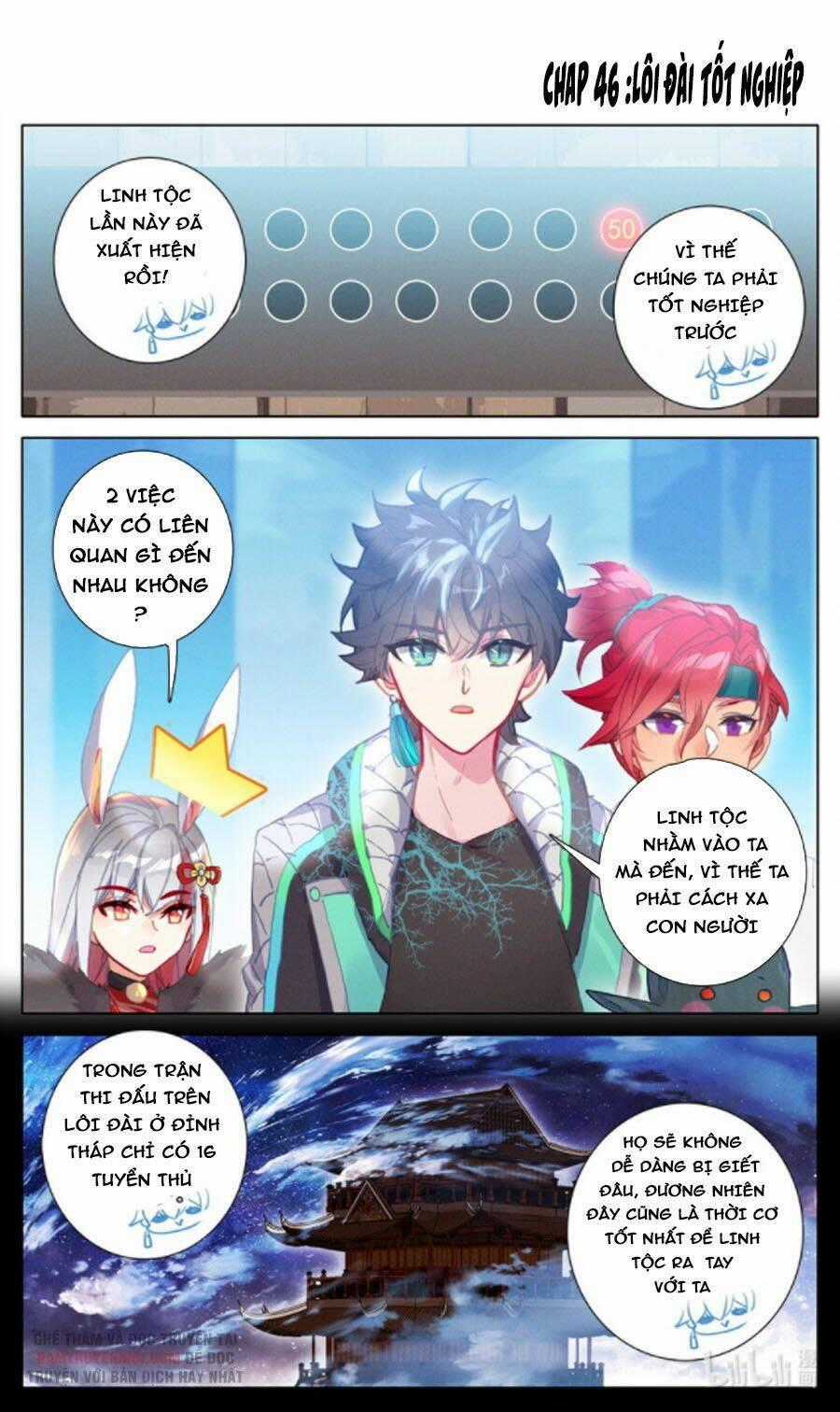 THƯỜNG DÂN MẠNH NHẤT HỌC VIỆN TU TIÊN Chapter 46 trang 1