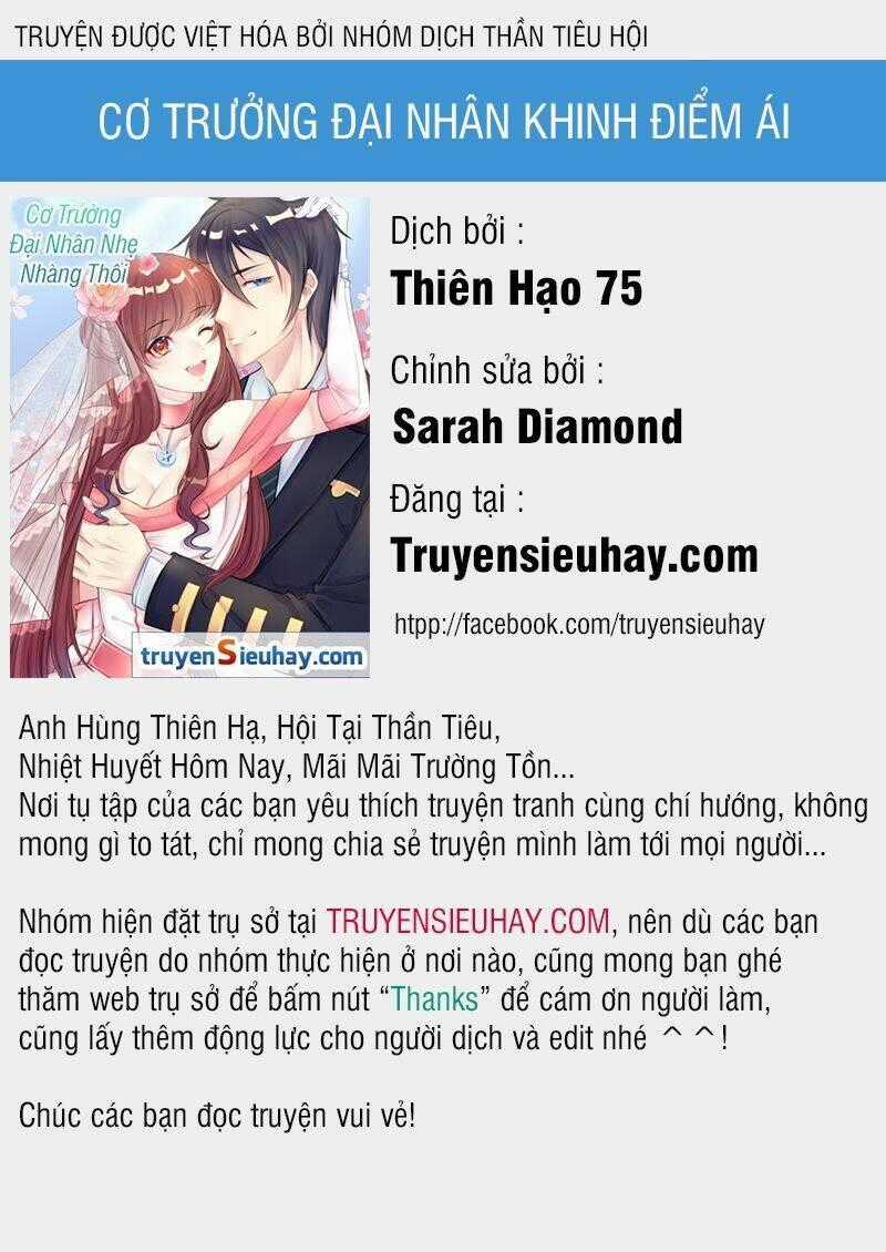 Thuyền Trưởng Đại Nhân Khinh Diểm Ái Chapter 7 trang 0