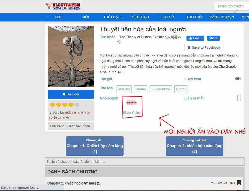 Thuyết Tiến Hóa Của Loài Người Chapter 4 trang 0