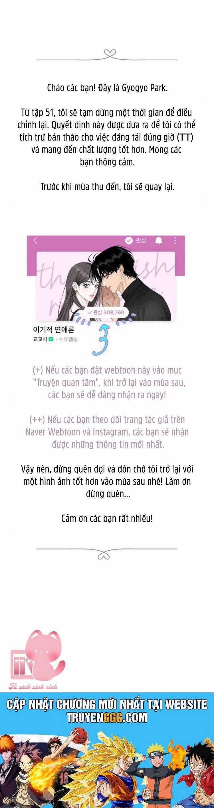 Thuyết Tình Yêu Ích Kỷ Chapter 51 trang 55