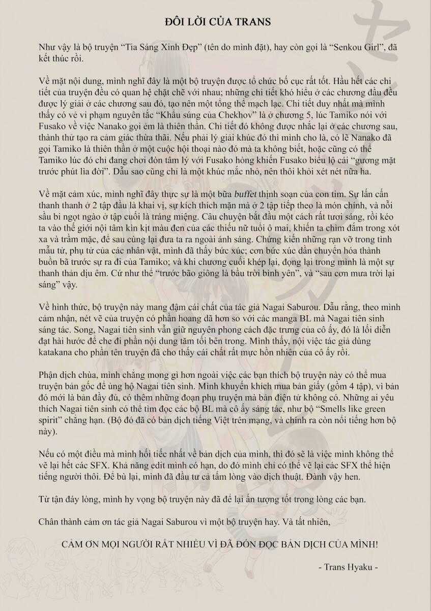 Tia Sáng Xinh Đẹp Chapter 30 trang 52