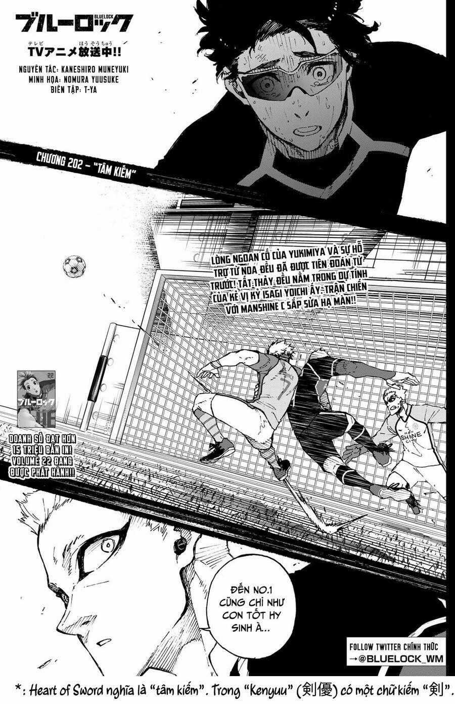 Tiền Đạo Số 1 Chapter 202 trang 1