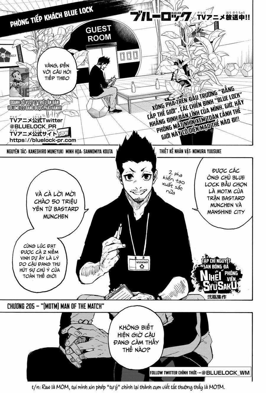 Tiền Đạo Số 1 Chapter 205 trang 2