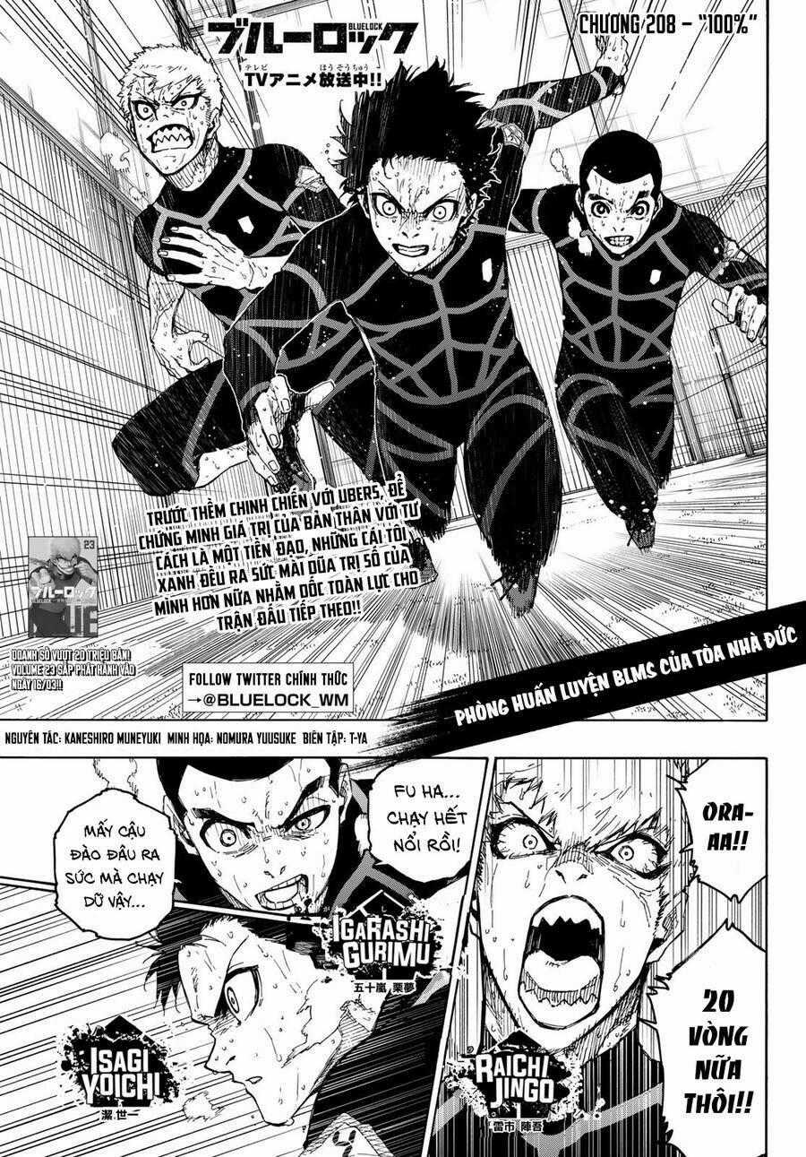 Tiền Đạo Số 1 Chapter 208 trang 1