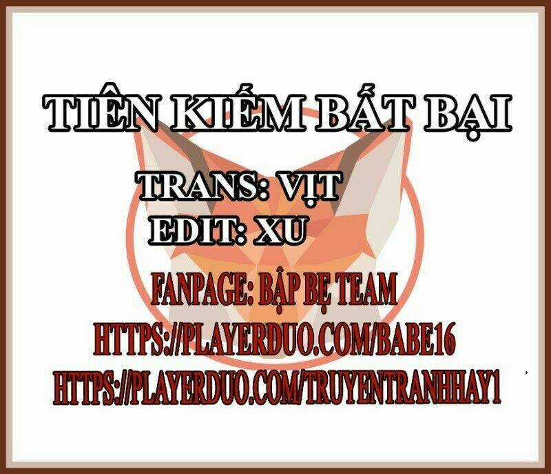 Tiên Kiếm Bất Bại Chapter 25 trang 1