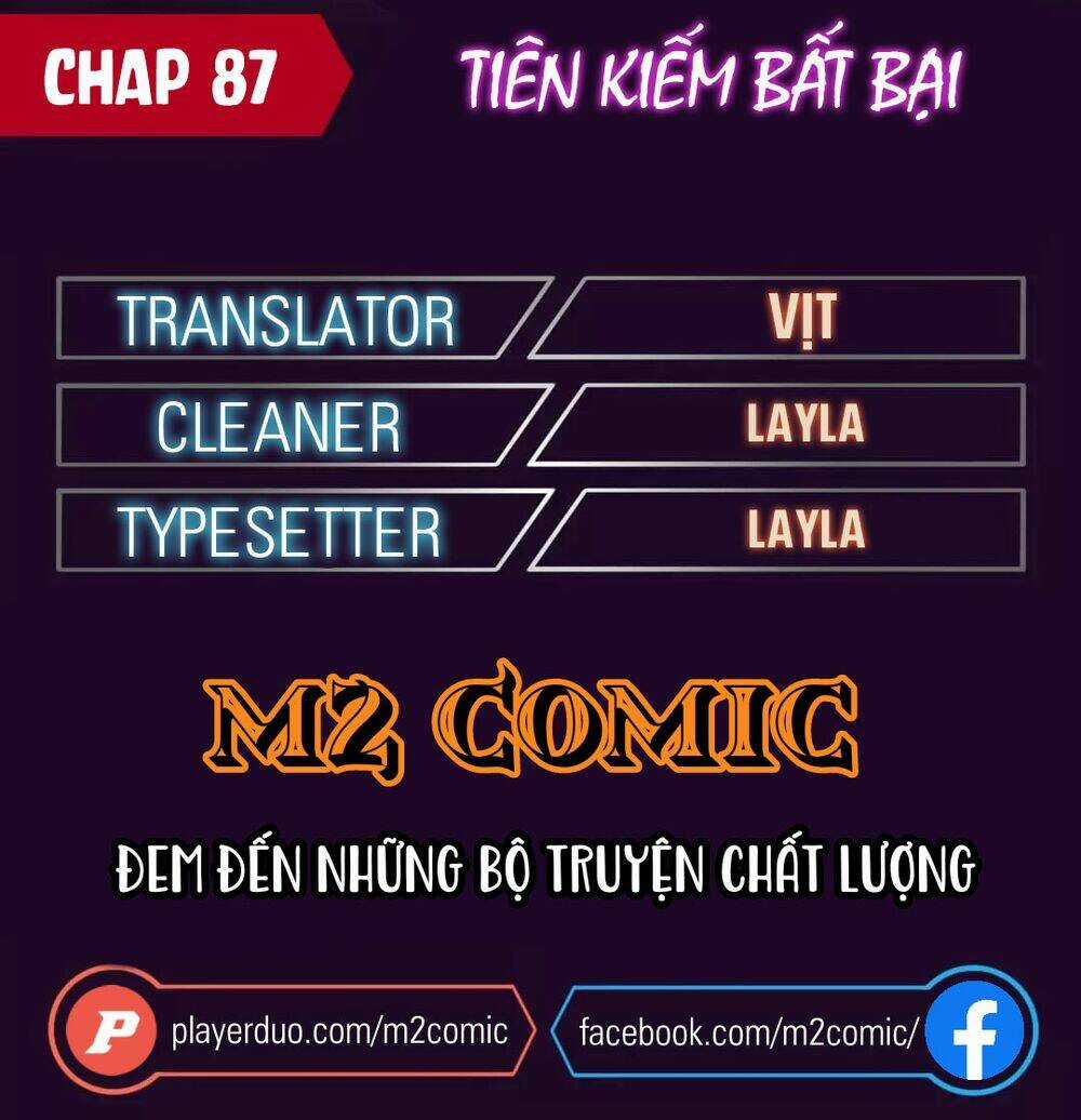 Tiên Kiếm Bất Bại Chapter 87 trang 0