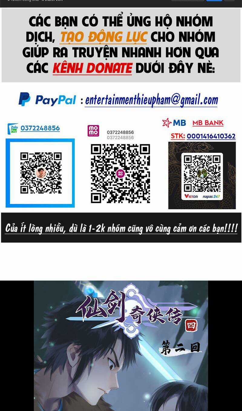 Tiên Kiếm Kỳ Hiệp Truyện Tứ Chapter 3 trang 2