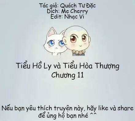 Tiểu Hồ Ly vs Tiểu Hóa Thượng Chapter 11 trang 0