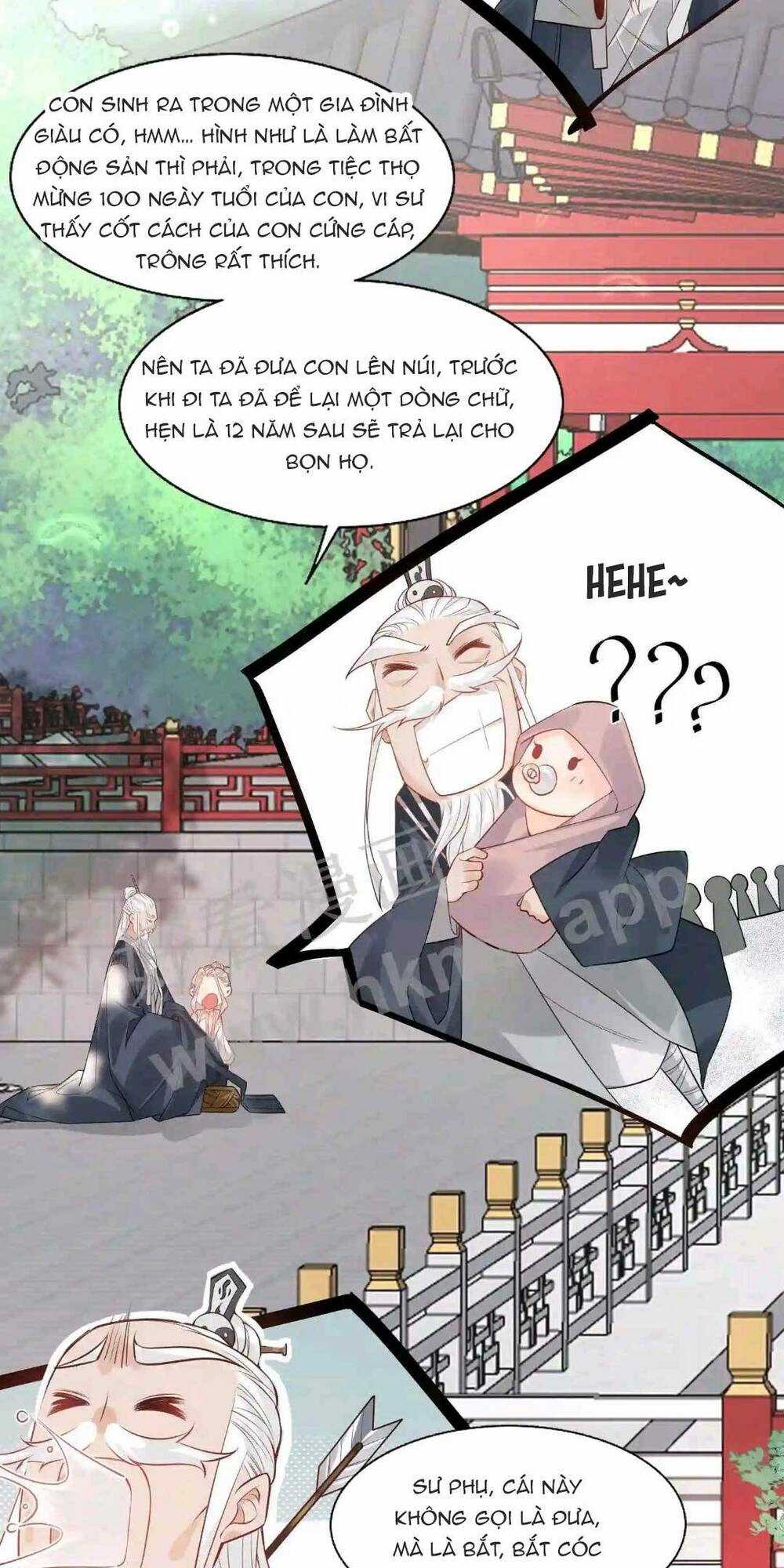 Tiểu Manh Bảo Bốn Tuổi Theo Sư Phụ Xuống Núi Chapter 1 trang 12