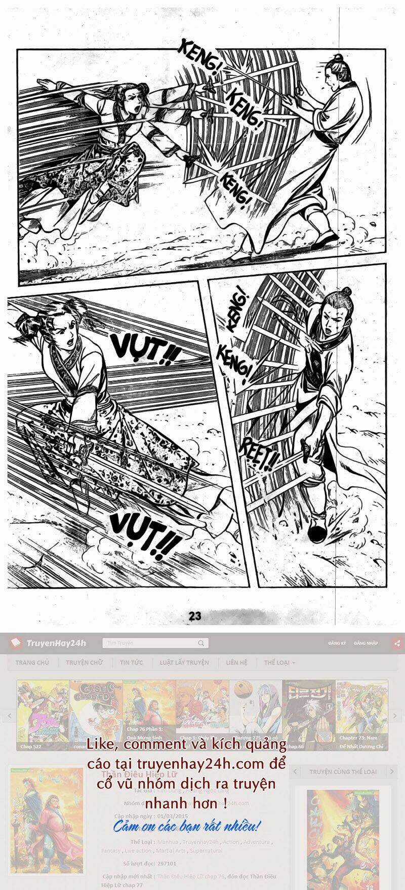 Tiếu Ngạo Giang Hồ Chapter 28 trang 23