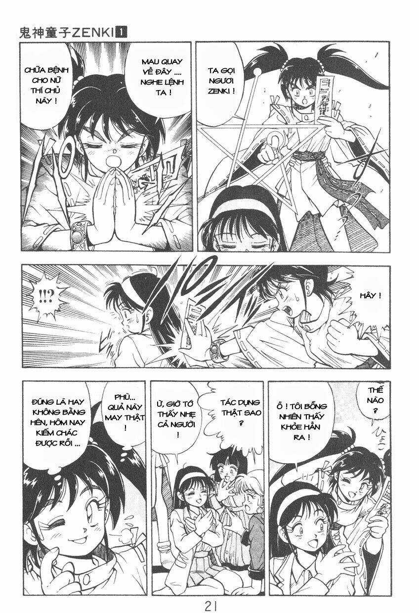Tiểu Thần Zenki - Kishin Douji Zenki Chapter 1 trang 16