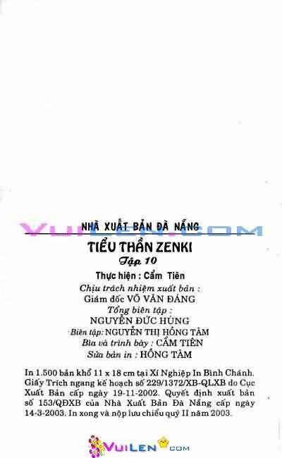 Tiểu Thần Zenki - Kishin Douji Zenki Chapter 10 trang 2