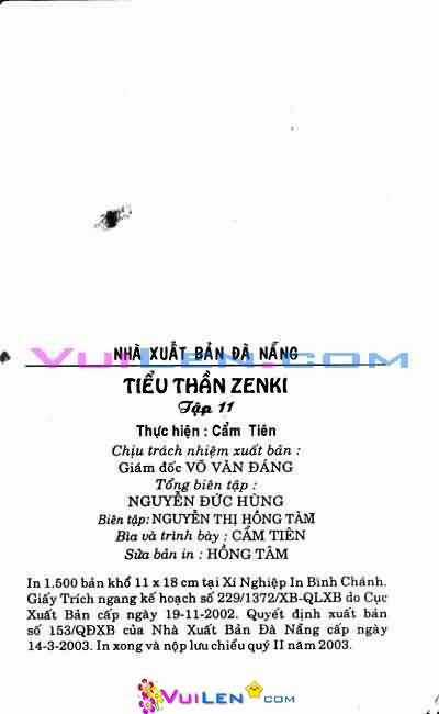 Tiểu Thần Zenki - Kishin Douji Zenki Chapter 11 trang 2