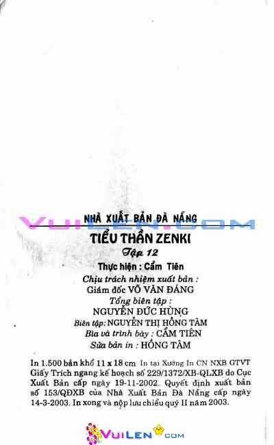 Tiểu Thần Zenki - Kishin Douji Zenki Chapter 12 trang 2