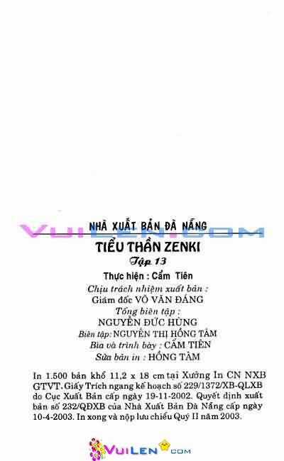 Tiểu Thần Zenki - Kishin Douji Zenki Chapter 13 trang 2