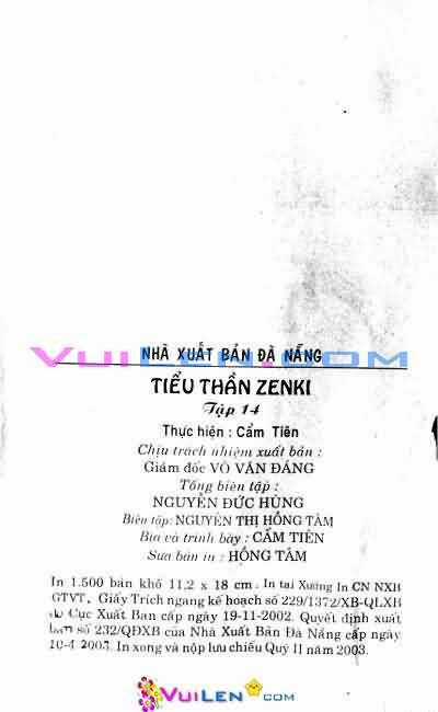 Tiểu Thần Zenki - Kishin Douji Zenki Chapter 14 trang 2