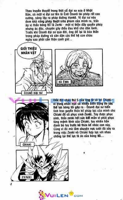 Tiểu Thần Zenki - Kishin Douji Zenki Chapter 2 trang 4