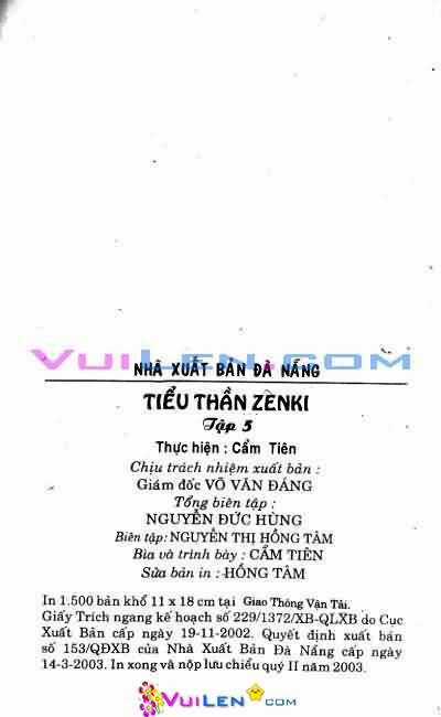 Tiểu Thần Zenki - Kishin Douji Zenki Chapter 5 trang 2