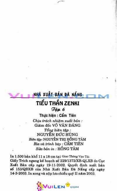 Tiểu Thần Zenki - Kishin Douji Zenki Chapter 6 trang 2