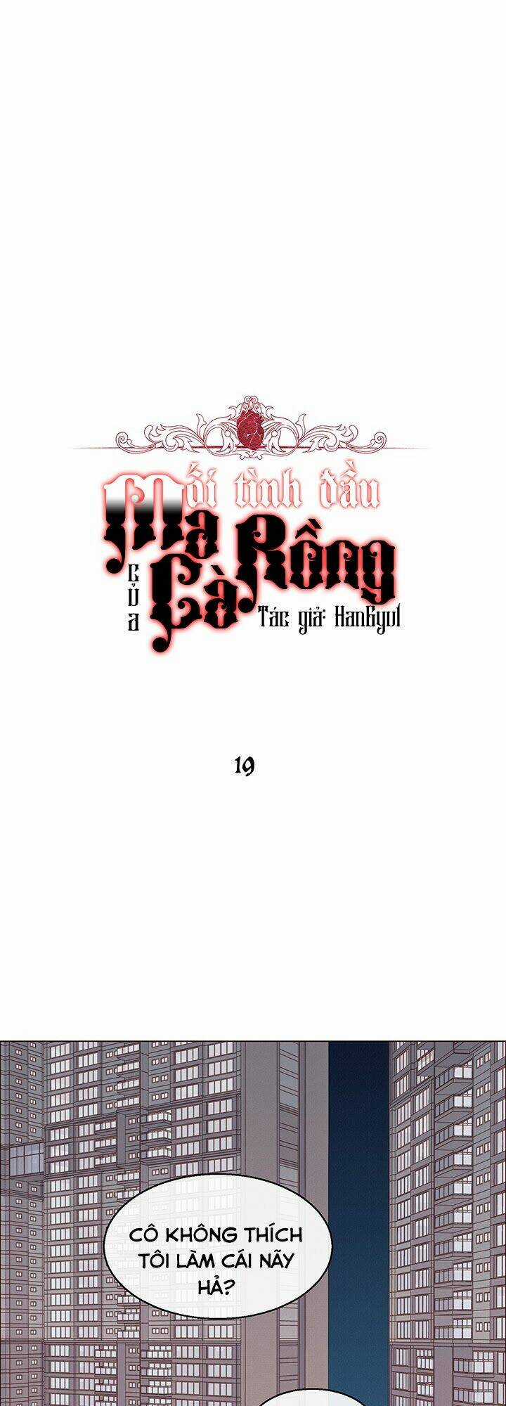 Tình Đầu Của Ma Cà Rồng Chapter 19 trang 5