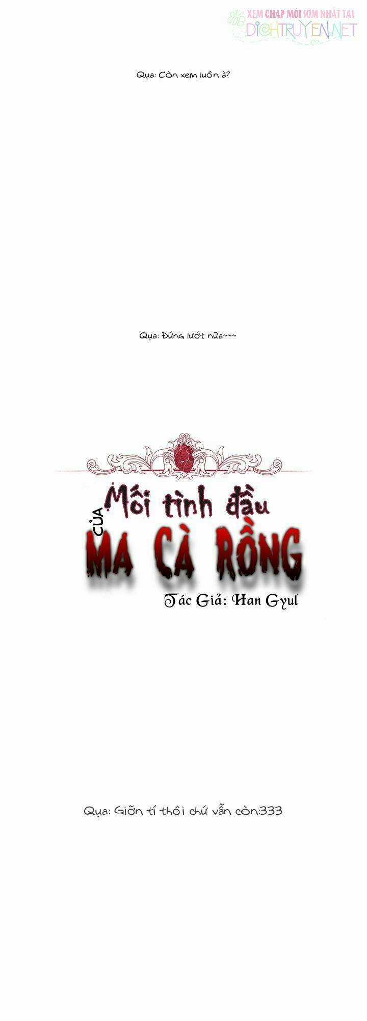 Tình Đầu Của Ma Cà Rồng Chapter 4 trang 24