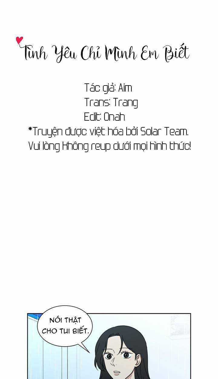 Tình Yêu Chỉ Mình Em Biết Chapter 17 trang 11